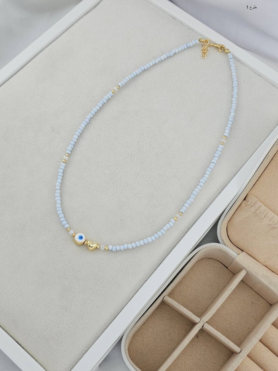 گردنبند فیمو تک رج